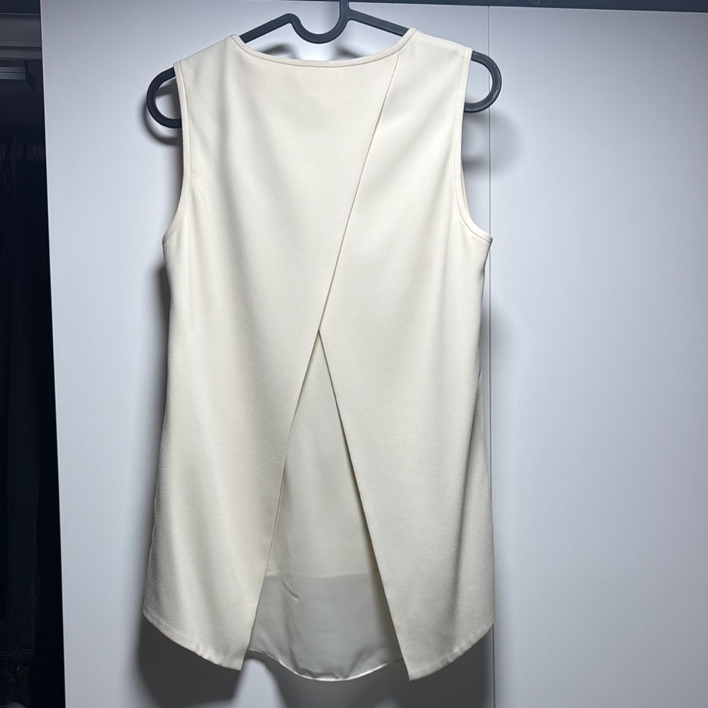 Rag & Bone Cream Asymmetrical Tank Top